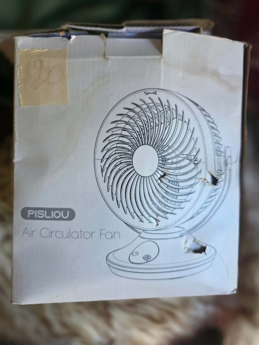Pisliou Air Circulator Fan New in Box